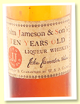 John Jameson 10 yo (no ABV, OB,  )