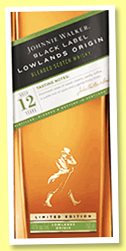 Johnnie Walker 12 yo ‘Black Label Lowlands Origins’ (42%, OB, Origin series, blended Scotch, 2019)