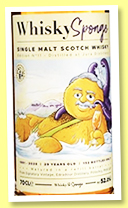 Jura 29 yo 1991/2020 (52%, WhiskySponge, Patersponge Collection, refill barrel, 152 bottles) Jura 29 yo 1991/2020 (52%, WhiskySponge, Patersponge Collection, refill barrel, 152 bottles)