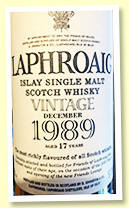 Laphroaig 17 yo 1989/2007 (50.3%, OB Feis Ile, 4000 bottles)