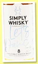 Let’s Dance 8 yo (51.6%, Simply Whisky, Scotch single malt 2020) 