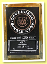 Ord 13 yo 2005/2018 (54.9%, Cadenhead, Single Cask, for Vinotek Massen, Flanders Finest Selection and others, bourbon hogshead, 306 bottles)