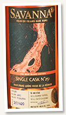 Savanna 15 yo 2003/2020 ‘Grand Arôme’ (66.5%, OB, La Réunion, cognac cask, cask #251, 420 bottles) 