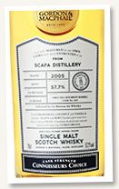 Scapa 15 yo 2005/2020 (57.7%, Gordon & MacPhail, Connoisseur’s Choice, first fill bourbon barrel, for LMDW, cask #465, 234 bottles) 