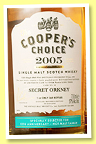 Secret Orkney 12 yo 2005/2018 (57%, Cooper’s Choice for Hot Malt Taiwan, cask #26, 360 bottles)