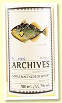 Teaninich 20 yo 1999/2019 (55.7%, Archives ‘The Fishes of Samoa’, cask #307938, hogshead 248 bottles) Teaninich 20 yo 1999/2019 (55.7%, Archives ‘The Fishes of Samoa’, cask #307938, hogshead 248 bottles)