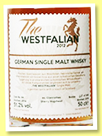 The Westfalian 2014/2019 (51.2%, OB, Germany, Ex-Glenrothes sherry hogshead, cask #84, 349 bottles) The Westfalian 2014/2019 (51.2%, OB, Germany, Ex-Glenrothes sherry hogshead, cask #84, 349 bottles)