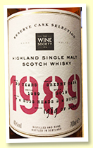 The Wine Society Highland Single Malt 30 yo 1989/2019 (46%, The Wine Society, 7 hogsheads and 3 butts, 2064 bottles)
