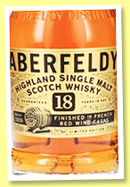 Aberfeldy 18 yo (43%, OB, French red wine cask, +/-2020)