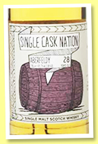 Aberfeldy 28 yo 1991/2020 (42.4%, Single Cask Nation, bourbon hogshead) 