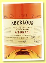 Aberlour 'A'bunadh' batch #65 (59.5%, OB, 2019) Aberlour 'A'bunadh' batch #65 (59.5%, OB, 2019)