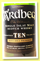 Ardbeg 10 yo (46%, OB, rotation 2003, for duty free, 1 litre) Ardbeg 10 yo (46%, OB, rotation 2003, for duty free, 1 litre)
