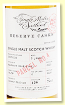 Aultmore 9 yo 2011/2020 (48%, Elixir Distillers 'Reserve Casks', six barrels) Aultmore 9 yo 2011/2020 (48%, Elixir Distillers 'Reserve Casks', six barrels)