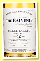 Balvenie 12 yo 'Single Barrel' (47.8%, OB, cask #6752, +/-2019) Balvenie 12 yo 'Single Barrel' (47.8%, OB, cask #6752, +/-2019)