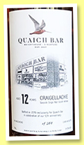 Craigellachie 12 yo (59.3%, OB for Quaich Bar 12th Anniversary, Singapore, PX hogshead, 264 bottles, 2019) Craigellachie 12 yo (59.3%, OB for Quaich Bar 12th Anniversary, Singapore, PX hogshead, 264 bottles, 2019)