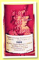 Dailuaine 1999/2012 (59.4%, Spirit of Caledonia, bourbon hogshead, cask #3701, 294 bottles) Dailuaine 1999/2012 (59.4%, Spirit of Caledonia, bourbon hogshead, cask #3701, 294 bottles)