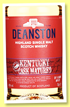 Deanston 'Kentucky Cask Matured' (40%, OB, +/-2020) Deanston 'Kentucky Cask Matured' (40%, OB, +/-2020)