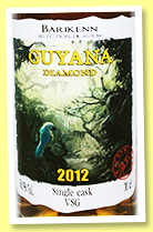 Diamond 2012/2020 'VSG' (58.9%, Barikenn, Guyana, 186 bottles) Diamond 2012/2020 'VSG' (58.9%, Barikenn, Guyana, 186 bottles)