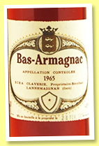 Domaine de Baraillon 1965/2019 (45%, OB, Bas-armagnac) Domaine de Baraillon 1965/2019 (45%, OB, Bas-armagnac)