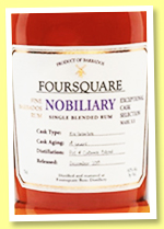Foursquare 14 yo 'Nobiliary' (62%, OB, Barbados, bourbon, +/-2019) Foursquare 14 yo 'Nobiliary' (62%, OB, Barbados, bourbon, +/-2019)