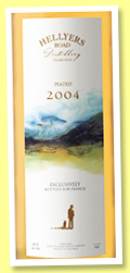 Hellyers Road 16 yo 2004/2020 'Peated' (61.7%, OB, exclusive to France, Australia, bourbon, cask #4082.1, 192 bottles)