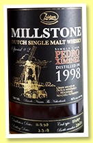Millstone 19 yo 1998/2018 (46%, OB, The Netherlands, PX, cask #2548, 351 bottles) Millstone 19 yo 1998/2018 (46%, OB, The Netherlands, PX, cask #2548, 351 bottles)