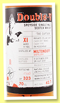 Miltonduff 11 yo 2008/2020 (62.7%, Double V, PX hogshead, cask #180612, 323 bottles)