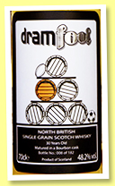 North British 30 yo 1989 (Dramfool, bourbon hogshead, 182 bottles)