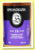 Springbank 18 yo (46%, OB, 2020) 