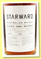 Starward 2016/2019 'Apera' (55.7%, OB for Kirsch Import, Australia, cask #1847, 246 bottles) Starward 2016/2019 'Apera' (55.7%, OB for Kirsch Import, Australia, cask #1847, 246 bottles)