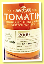 Tomatin 10 yo 2009/2020 (61.2%, OB for Whisky Journey Singapore, verdejo cask, 350 bottles) Tomatin 10 yo 2009/2020 (61.2%, OB for Whisky Journey Singapore, verdejo cask, 350 bottles)