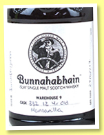 Bunnahabhain 12 yo (53.4%, OB, hand-filled at the Distillery, manzanilla, cask #332, 2017)