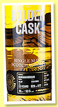 Bunnahabhain 23 yo 1997/2020 (52.3%, The Golden Cask for The Whisky Barrel, bourbon, cask #CM265, 277 bottles) 