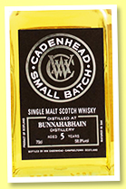 Bunnahabhain 5 yo 2013/2019 (58.9%, Cadenhead, Small Batch, 720 bottles) 
