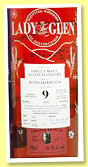 Bunnahabhain 9 yo 2010/2020 (66.7%, Lady of the Glen, first fill oloroso sherry hogshead, cask #901203, 325 bottles) 