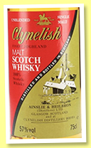 Clynelish 12 yo (57%, OB, green and red label, +/-1985)