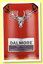 Dalmore 'The Trio' (40%, OB, travel retail, 1l, +/-2020) 