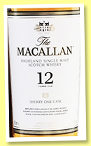 Macallan 12 yo 'Sherry Oak' (40%, OB, +/-2020) 