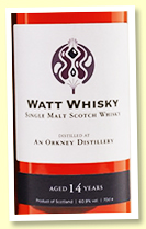 Orkney Malt 14 yo 2006/2020 (60.9%, Watt Whisky, ruby port barrique 'rested', 307 bottles)