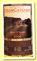 Secret Irish 17 yo 2002/2020 (48.7%, DramCatcher, barrel, cask #11464)