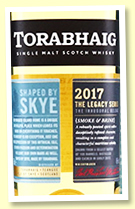 Torabhaig 2017/2020 (46%, OB, Inaugural Release, Legacy Series, first fill bourbon, cask #300-600, 32,000 bottles)