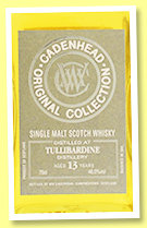 Tullibardine 13 yo (46%, Cadenhead, Original Collection, bourbon, 2020) 