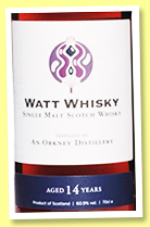 An Orkney Distillery 14 yo 2006/2020 (60.9%, Watt Whisky, ruby Port barrique 'rested', 307 bottles) An Orkney Distillery 14 yo 2006/2020 (60.9%, Watt Whisky, ruby Port barrique 'rested', 307 bottles)