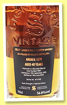 Ardbeg 40 yo 1979/2020 (56.8%, Signatory Vintage, bourbon barrel, cask #9861, 82 bottles) Ardbeg 40 yo 1979/2020 (56.8%, Signatory Vintage, bourbon barrel, cask #9861, 82 bottles)