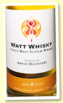Arran 8 yo 2012/2021 (59.2%, Watt Whisky, bourbon barrel, 173 bottles) Arran 8 yo 2012/2021 (59.2%, Watt Whisky, bourbon barrel, 173 bottles)