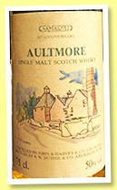 Aultmore 1974/1988 (50%, Samaroli, 20th anniversary, 540 bottles) Aultmore 1974/1988 (50%, Samaroli, 20th anniversary, 540 bottles)