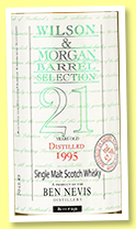 Ben Nevis 21 yo 1995/2017 (52.7%, Wilson & Morgan, Barrel Selection, sherry wood, cask #656, 314 bottles) 