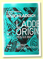 Bruichladdich Origins (57.5%, OB for Feis Ile 2021, 3000 bottles) Bruichladdich Origins (57.5%, OB for Feis Ile 2021, 3000 bottles)