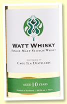 Caol Ila 10 yo 2010/2021 (58.2%, Watt Whisky, hogshead, 326 bottles) Caol Ila 10 yo 2010/2021 (58.2%, Watt Whisky, hogshead, 326 bottles)