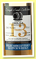Caol Ila 13 yo 2007/2021(54.3%, Single Cask Collection, bourbon hogshead, cask #321885, 276 bottles)